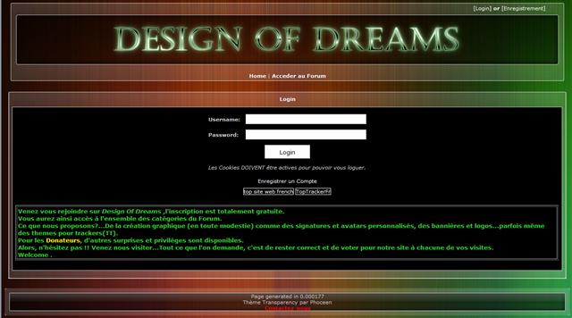 Design Of Dreams: le tracker pour les graphistes!