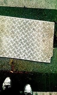 Where my feet were there