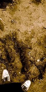 Where my feet were there