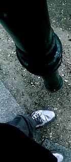 Where my feet were there