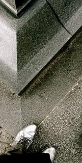 Where my feet were there