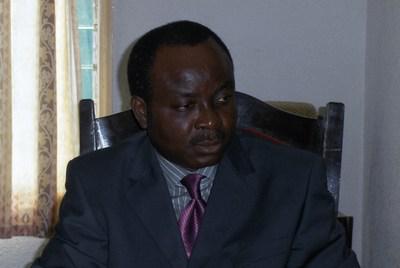 Blaise Ahanhanzo-Glèlè, l'ancien président de l'ANCB a fini par  être promu président d'honneur de l'association. Photo (c) G.L.