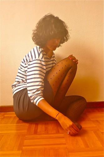 Les collants plumetis et bonjour le printemps