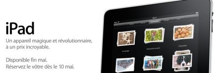 L’iPad retardé à fin mai en Europe !