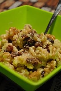 Pouding au riz à la Vanille et aux raisins