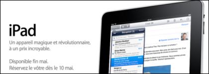 iPad : Nouveau retard et date pour les réservations