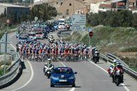 Le peloton du Tour de Catalogne