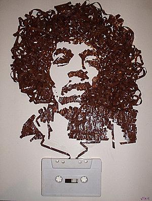 Jimi-Hendrix--Cassette-tape-on-canvas--2008.jpeg