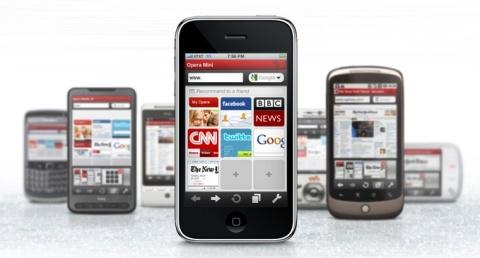 Opera Mini iPhone fait déchanter les sites mobiles...