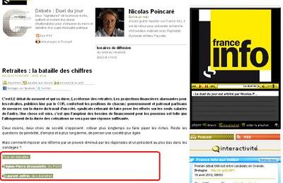 Chabot (France 2) copie-t-elle France Info (Poincaré) ou reciproquement ?