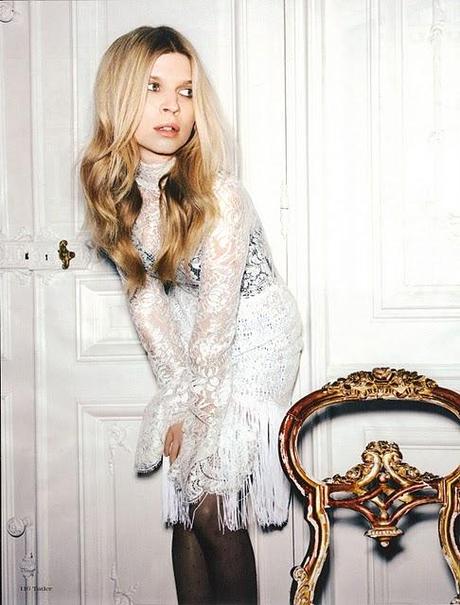 [couv] Clémence Poésy pour Tatler magazine (UK)