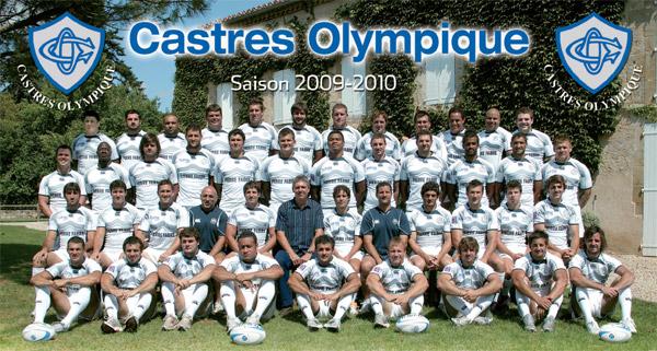 Le groupe pro du Castres Olympique saison 2009/2010