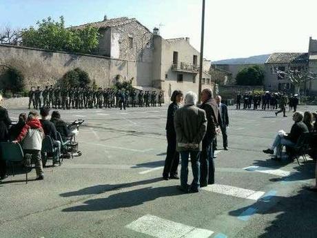 Ceremonie surprise à Eyguieres