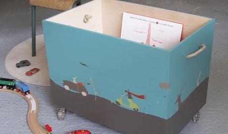 Coffre à jouets en bois Napoli