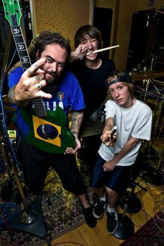 Max Cavalera and his sons