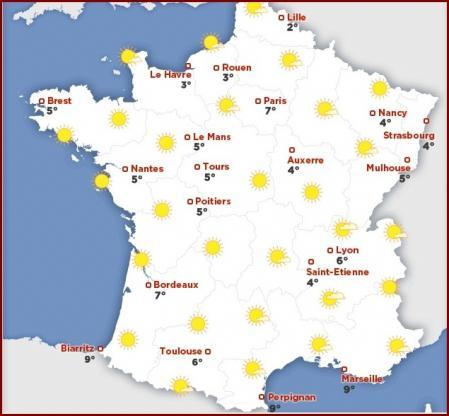 17 avril 2010, belle journée partout en France.....