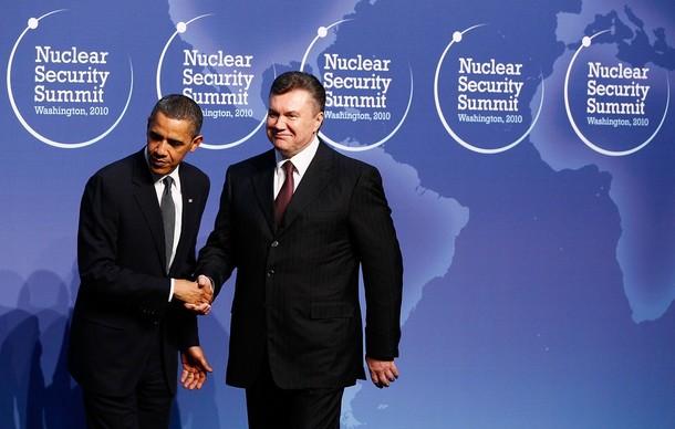 Viktor Yanukovych et Obama