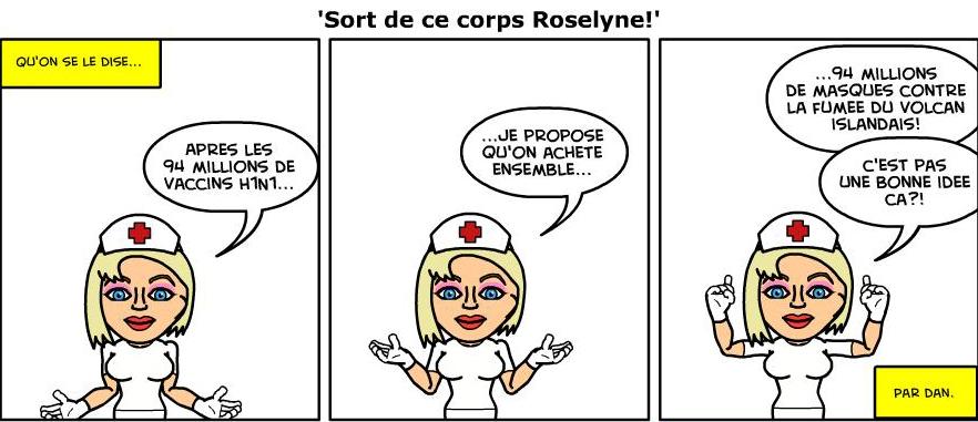 La BD de l’infirmier: Roselyne et le volcan islandais