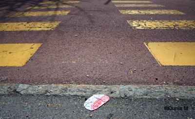 La Chaux-de-Fonds: déchets urbains canette