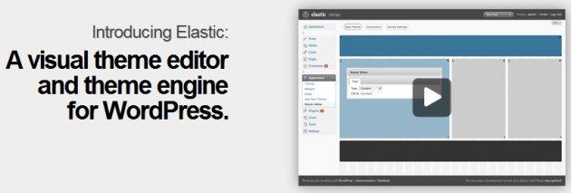 Elastic Theme Editor, création wysiwyg de thèmes wordpress