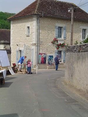 Les artistes dans la rue de Pussigny - Edition 2008