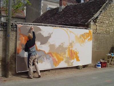 Les artistes dans la rue de Pussigny - Edition 2008