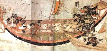 bushi-attaque-bateau-mongol