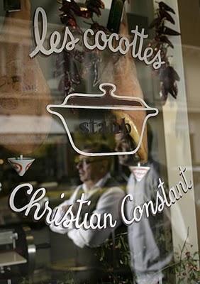 Des Cocottes de Christian Constant, rue St Dominique, dans le septième