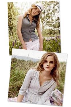 Emma Watson pour People Tree Automne/Hiver 2010 et Summer 2011