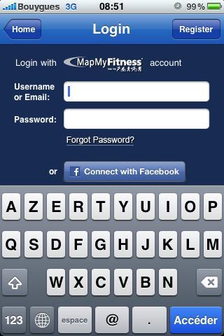 Test de l’application ‘iMapMyRun+’ pour iPhone