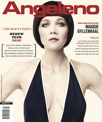[couv] Maggie Gyllenhaal pour Angeleno magazine