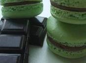 Macarons Chocolat Noir Citron vert