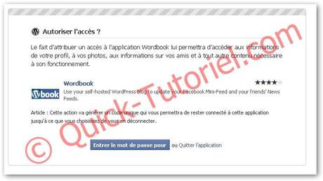 Facebokk_Wordpress_12 #186 Poster vos articles sur Facebook depuis Wordpress en 1 clic.