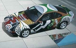 BMW M3 Gt2, une oeuvre d'art au départ des 24H du Mans.