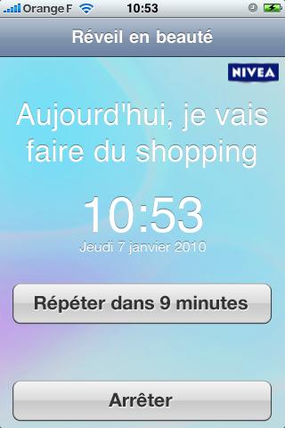 [News :Apps] REVEIL BEAUTE, une apps de Nivea