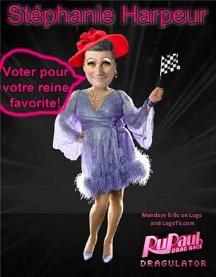 Stéphane Harper en Dragqueen, croyez-le ou non!