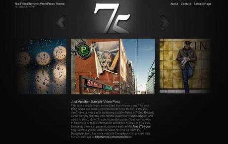 folio75 27 Thémes Wordpress: les meilleurs de 2009-2010…