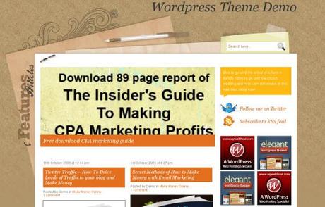 foodiary-free-premium-wordpress-theme 27 Thémes Wordpress: les meilleurs de 2009-2010…