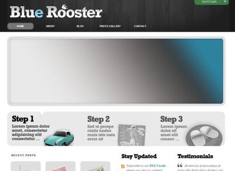 blue-rooster-free-premium-wordpress-theme 27 Thémes Wordpress: les meilleurs de 2009-2010…