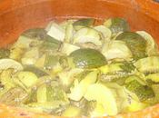 Tajine veau courgettes thym frais