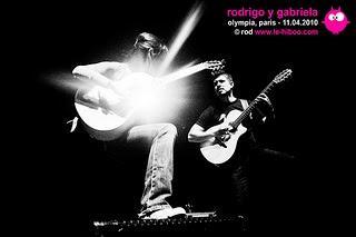 Compte-rendu du concert de Rodrigo y Gabriela le 11/04 à l'Olympia (Paris)