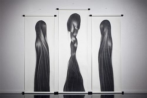 De magnifique dessins au fusain