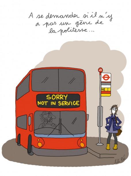 Impertinente chronique d’un trajet en bus à Londres