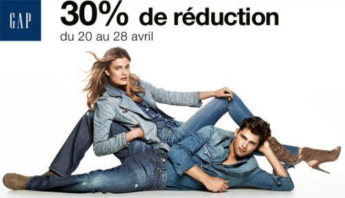 -30% chez GAP !