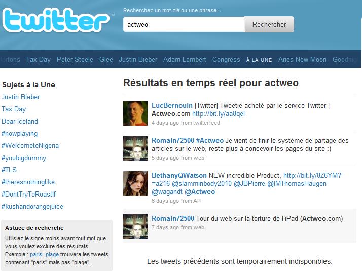 La page d’accueil de Twitter est relookée !