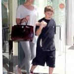 La famille Beckham de sortie à Beverly Hills