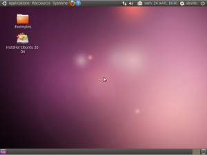 bureau ubuntu 10.04