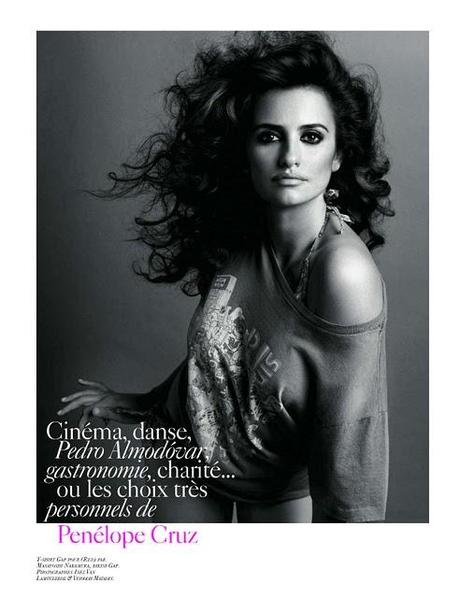 [couv] Vogue Paris par Penélope Cruz
