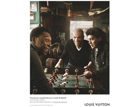 Post image for Louis Vuitton réunit Pelé, Maradona et Zidane pour sa campagne printemps / été