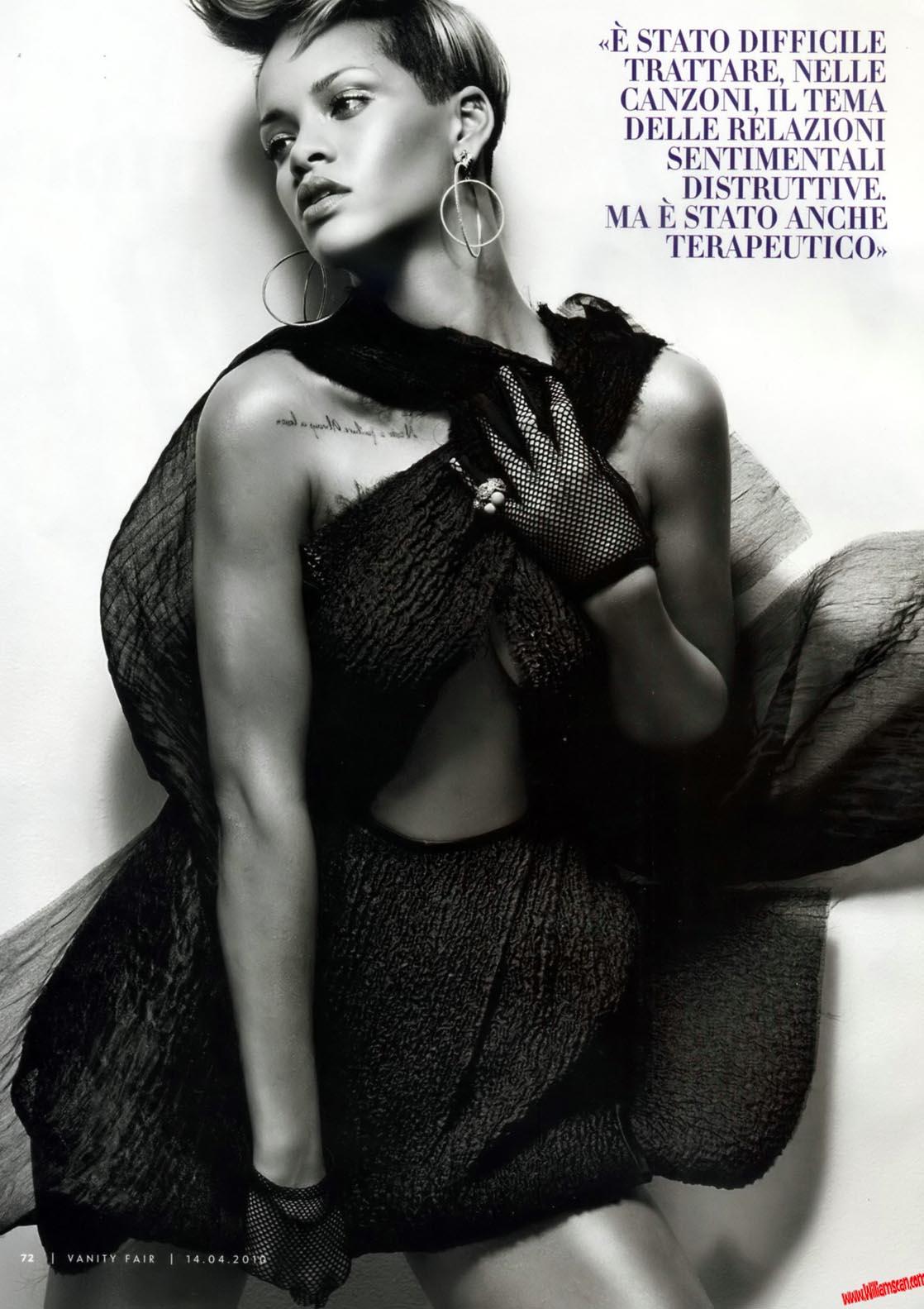 Rihanna en couverture de Vanity Fair